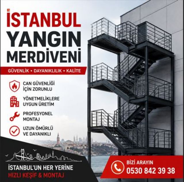 Profesyonel Yangın Merdiveni İstanbul