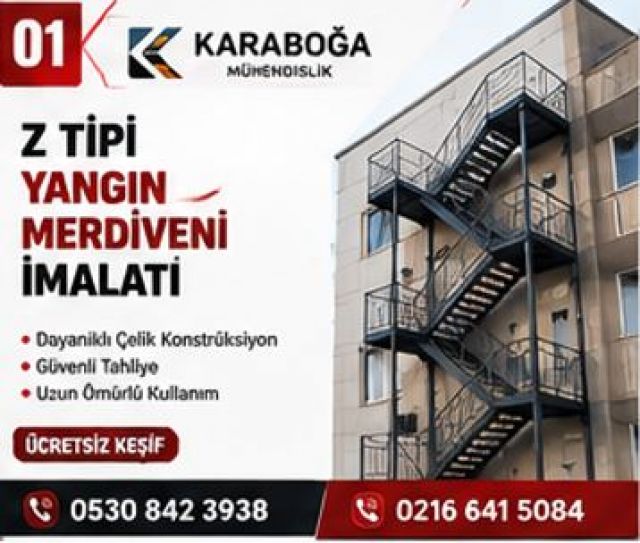 İstanbul İtfaiye Onaylı Yangın Merdiveni